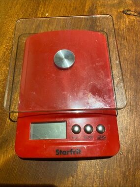 Starfrit Red Digital Kitchen Scale - 2 for $10. 3 for $15